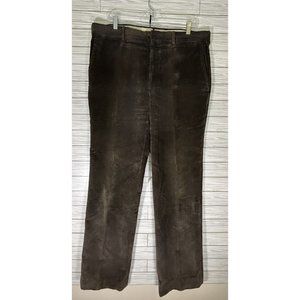 LL Bean Corduroy Pants Mens Size "36" Brown  No Size Tag/No Material Tag‎